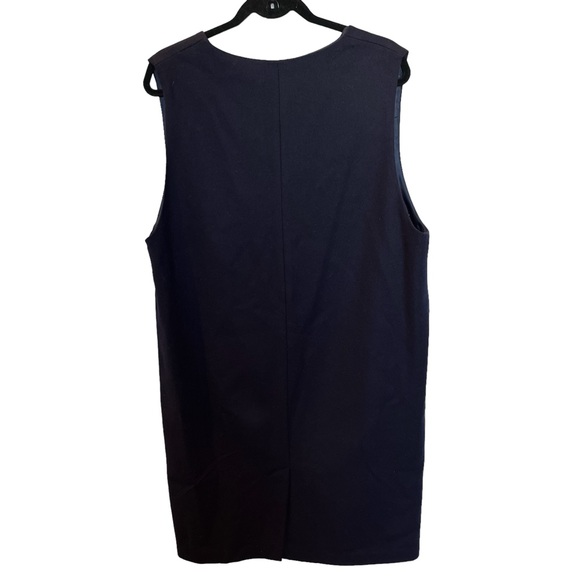 Sag Harbor Women's Wool Jumper Navy Blue Midi Size 14 - Picture 2 of 8